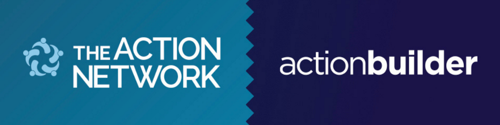 The Action Network logo alongside the Action Builder logo.