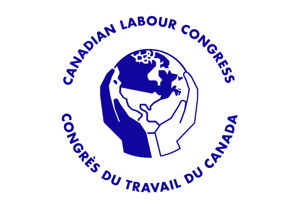 The logo of the Canadian Labour Congress