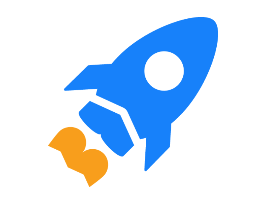 The Boost rocketship logo
